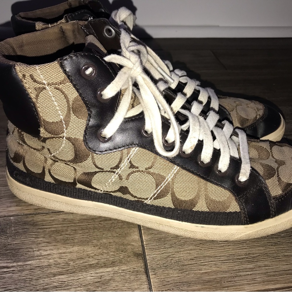 Vintage COACH high top sneakers